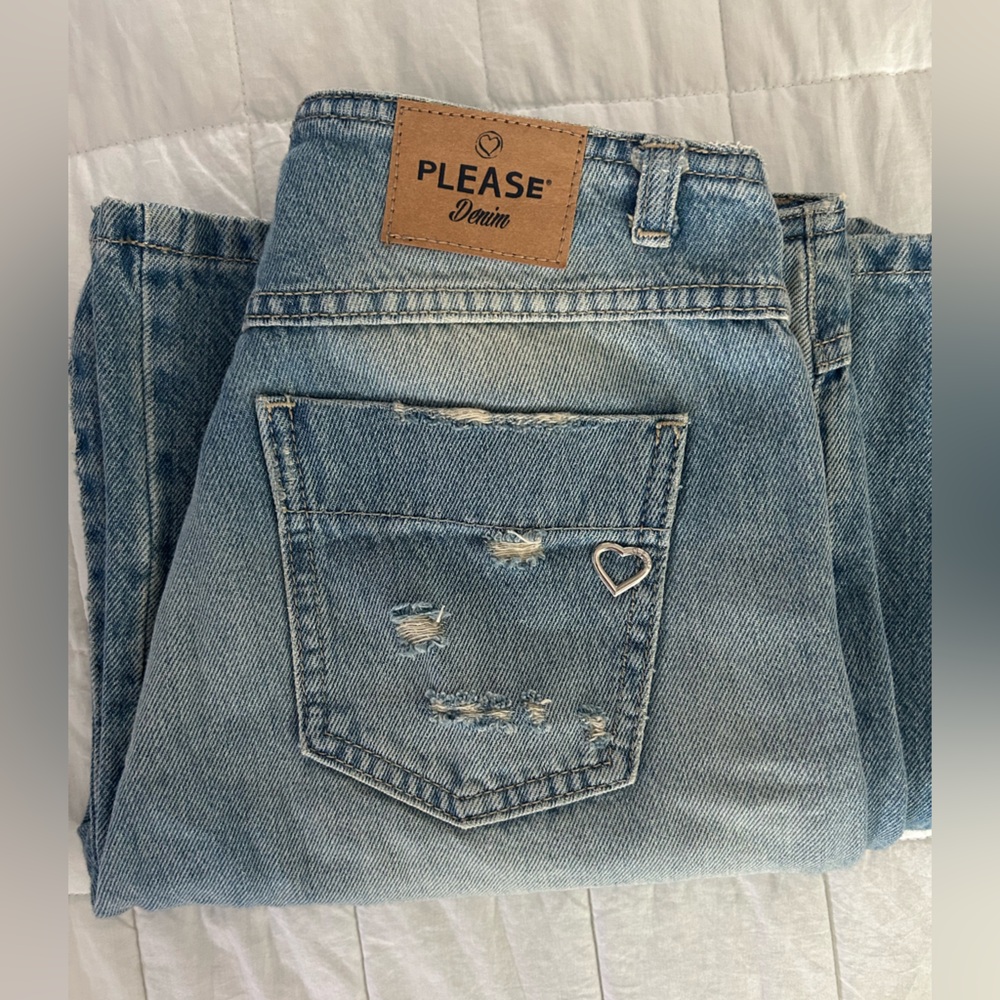 Please Denim distressed jeans